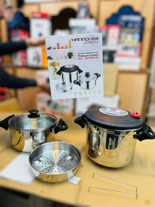 Hannover Germany 3 in 1 pressure cooker set