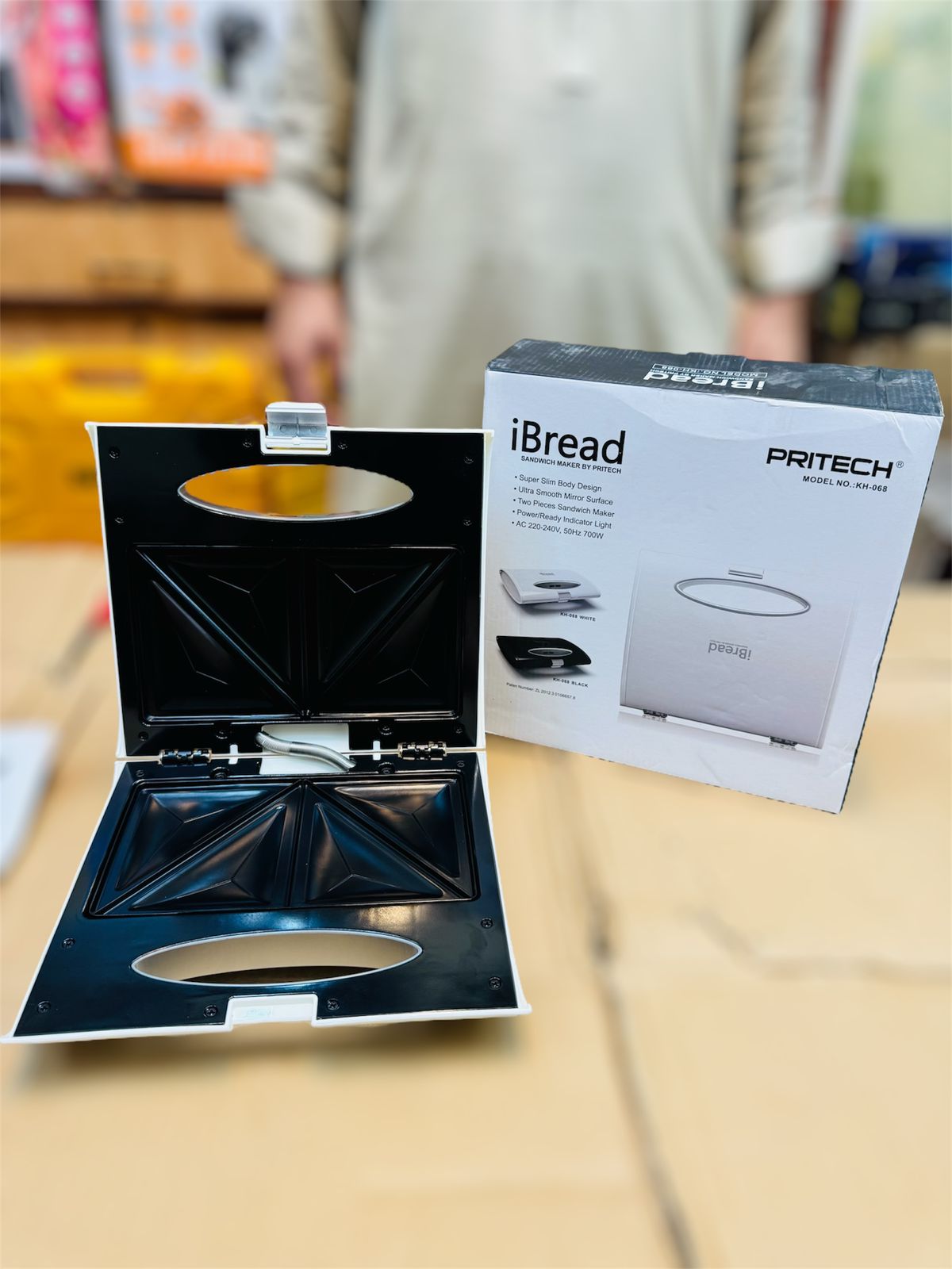 PRITECH ibreed 2 slice sandwich maker
