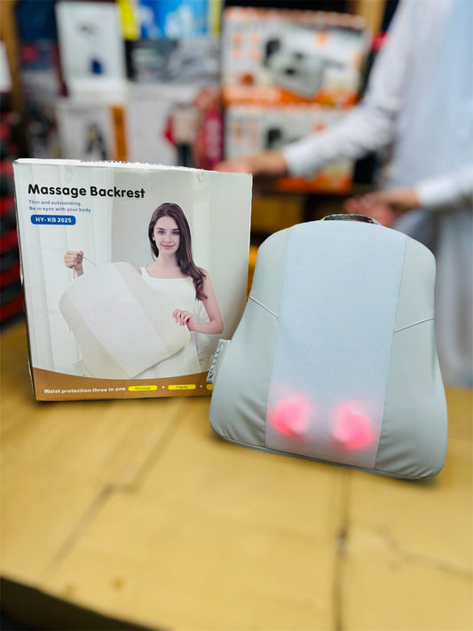 Rechargeable Massage Backrest with infrared heating