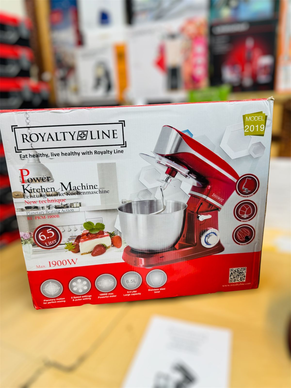 ROYALTY LINE Germany 6.5 L stand mixer
