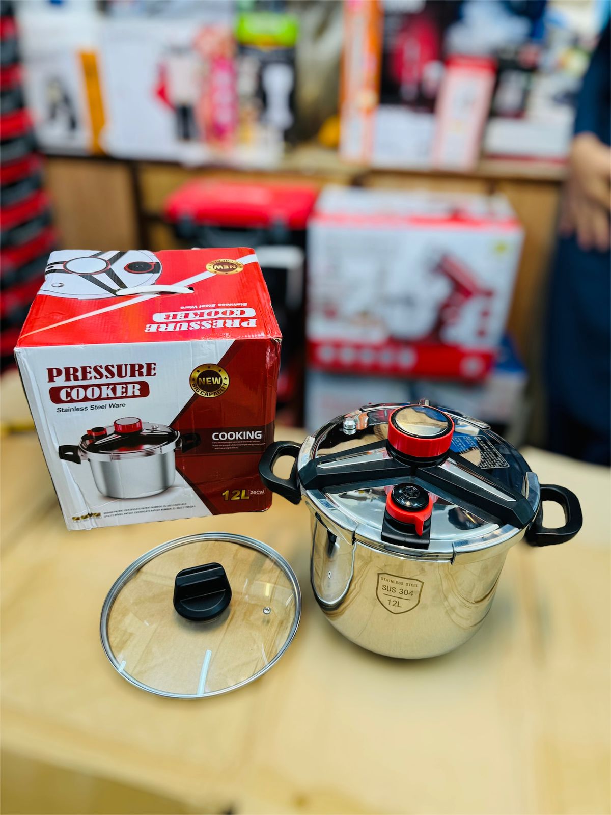 XXL 12L large pressure cooker