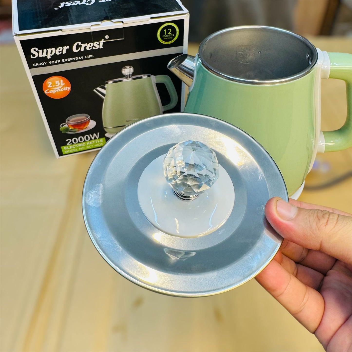 Super Crest 2.5L Electric Kettle SCT-4025