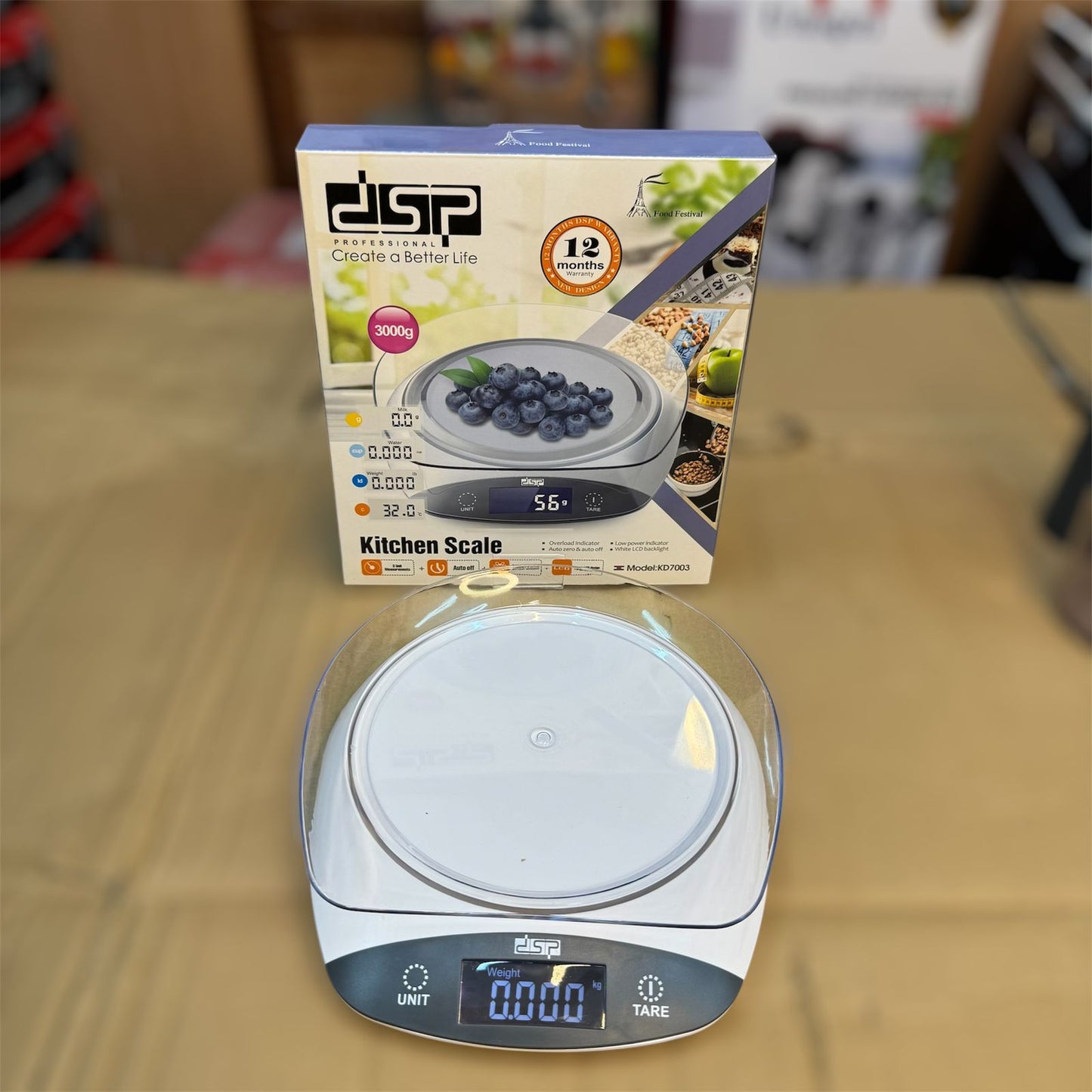 DSP 3KG kitchen scale