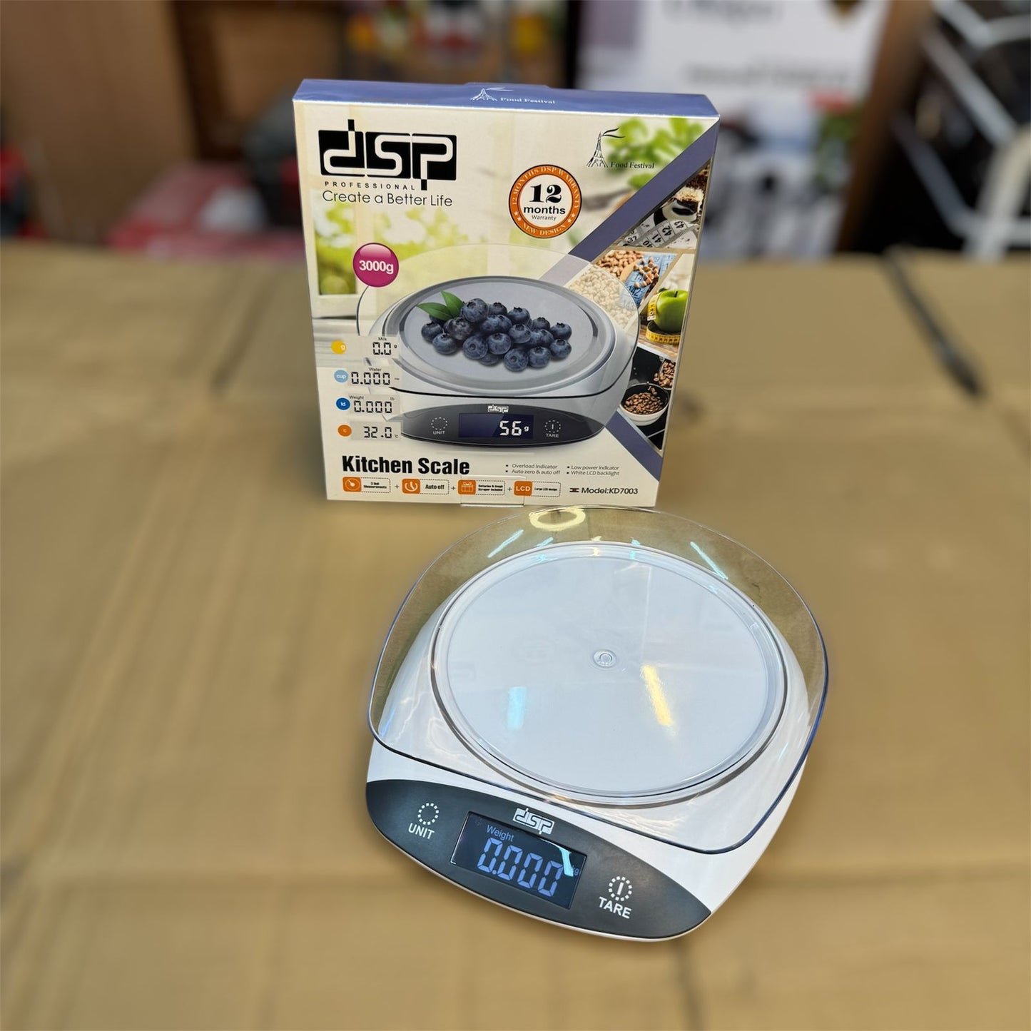 DSP 3KG kitchen scale