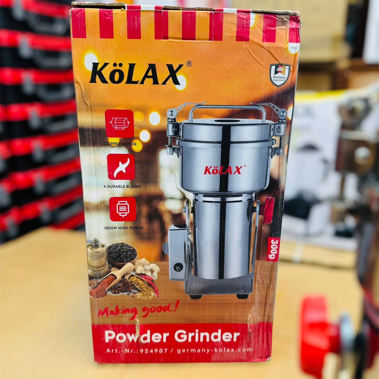 kolax 300G spacy grinder 1200watt