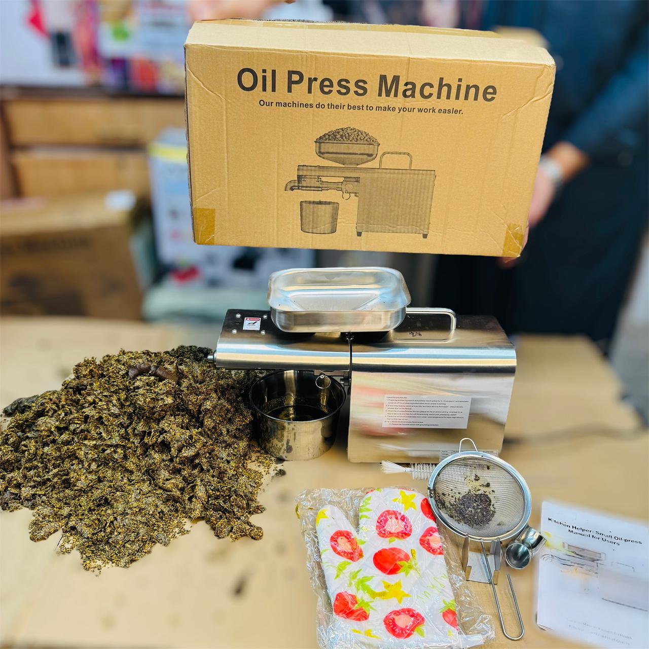 stainless steel oil press machine ( oil extractor machine )