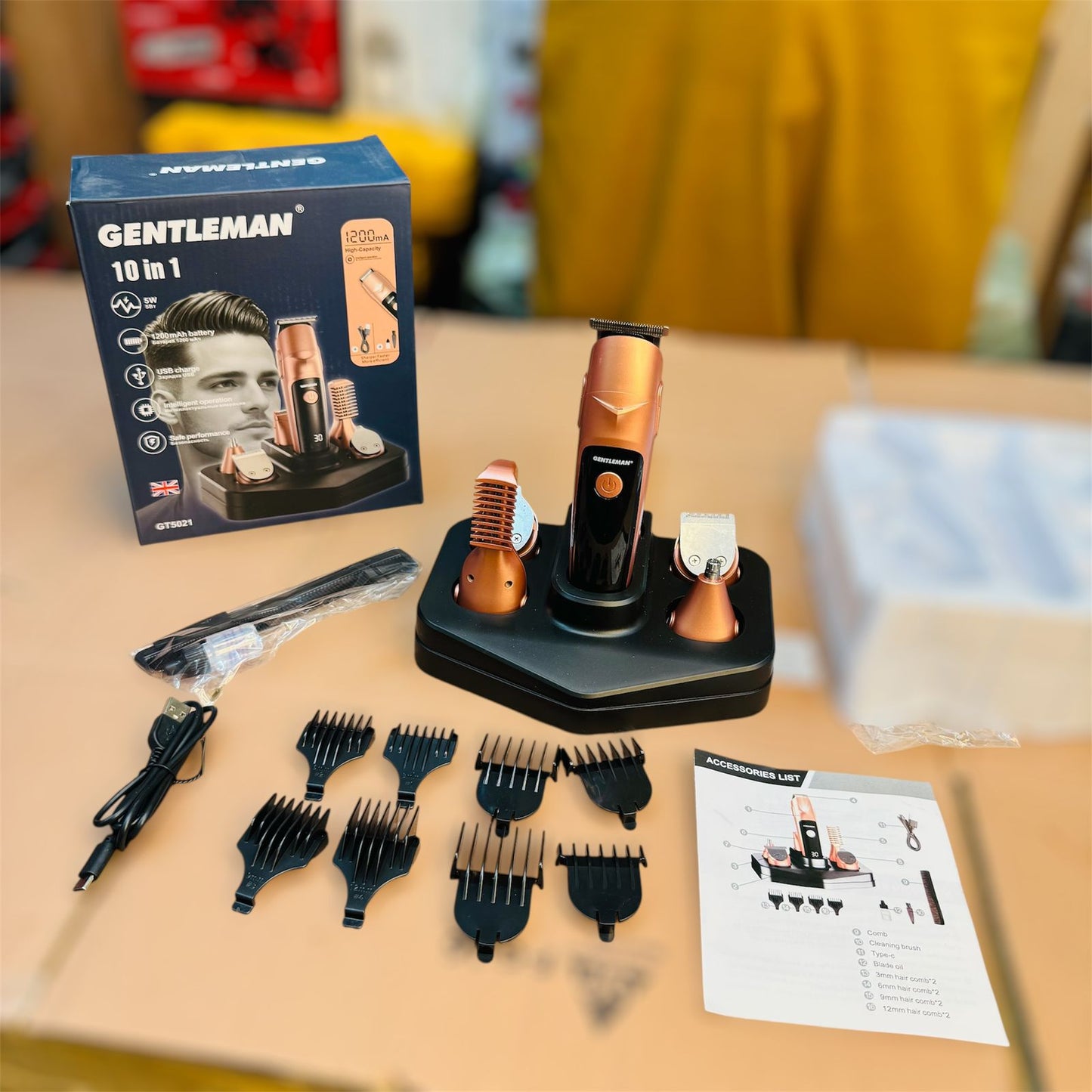 Professional Gentleman 10 in 1 grooming set  63350