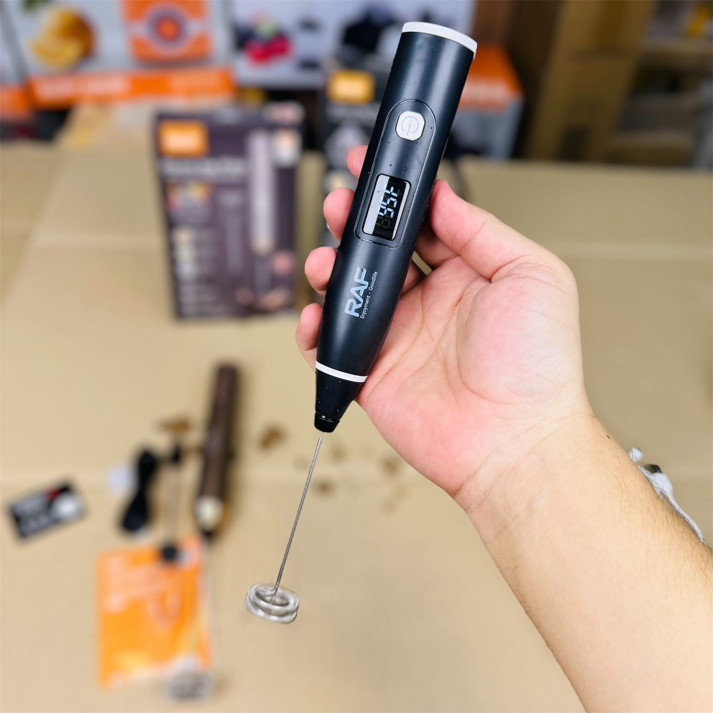 Raf 2 in 1 milk coffee Frother and egg whisker