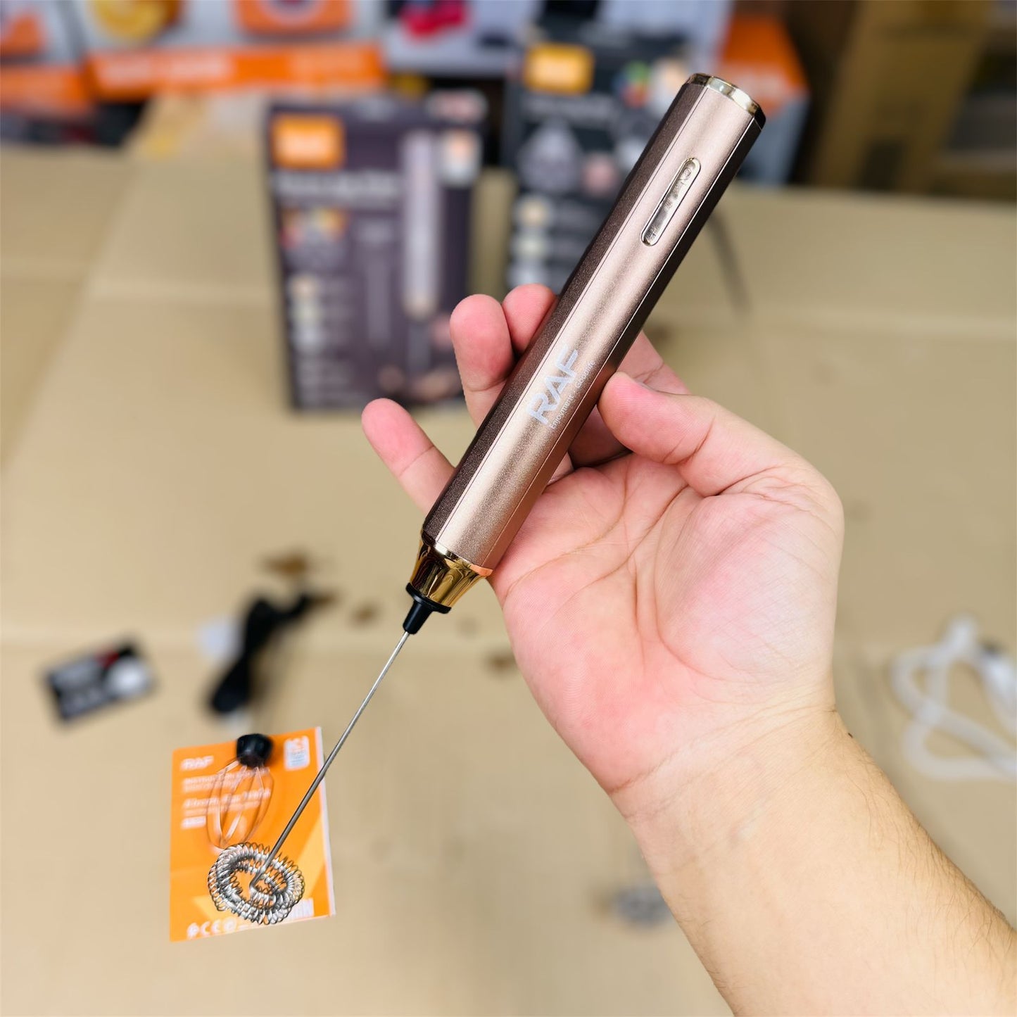 Raf 2 in 1 milk coffee Frother and egg whisker