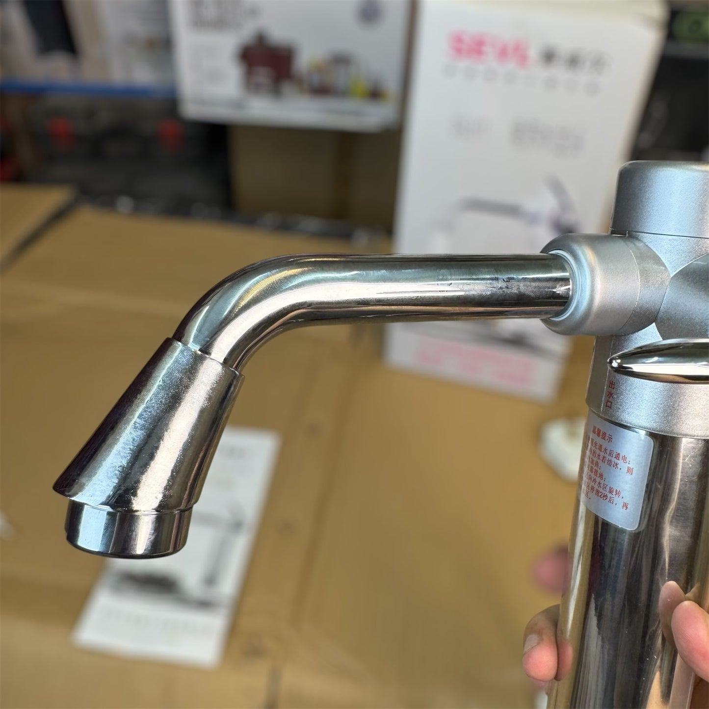 stainless steel electric water heater  faucet