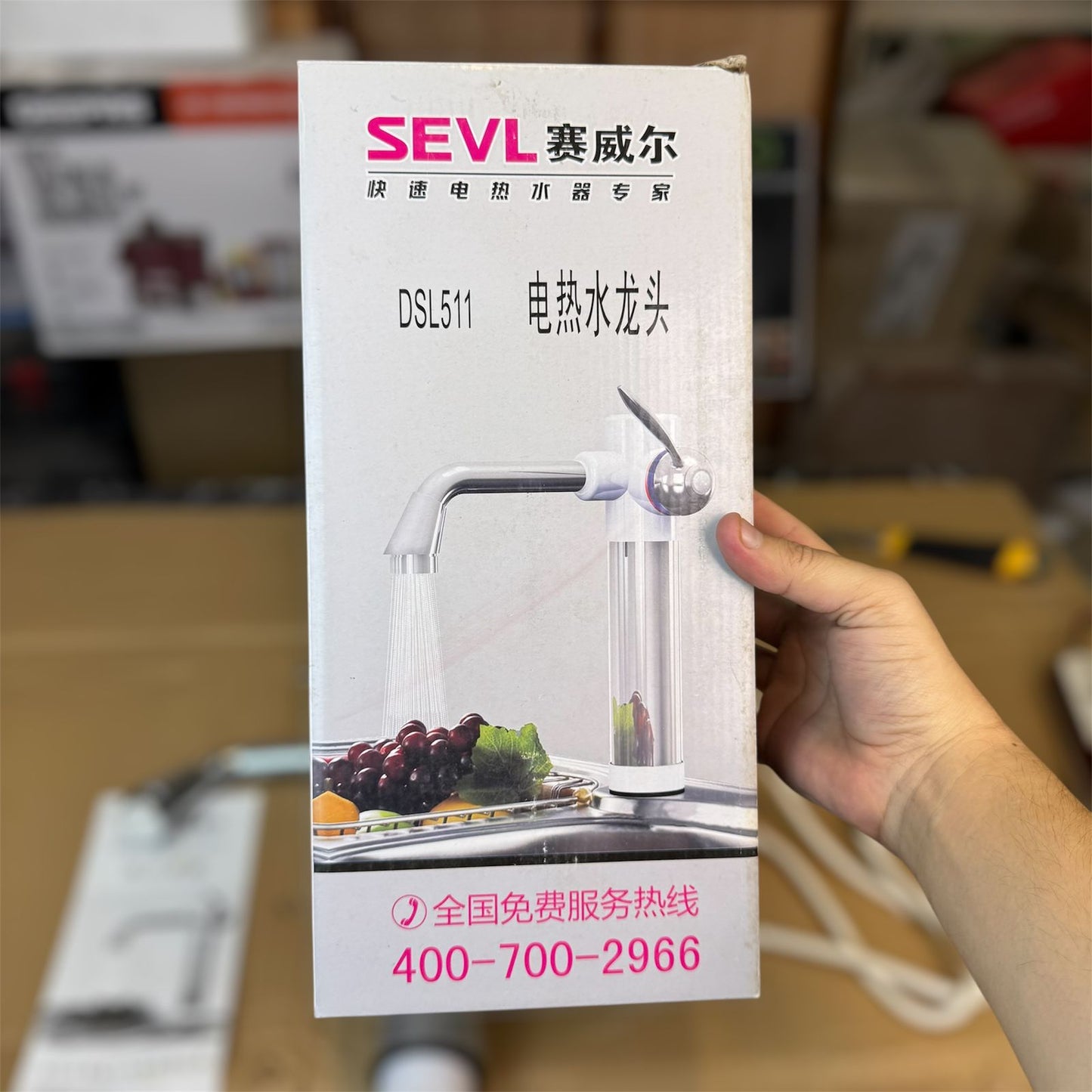 stainless steel electric water heater  faucet