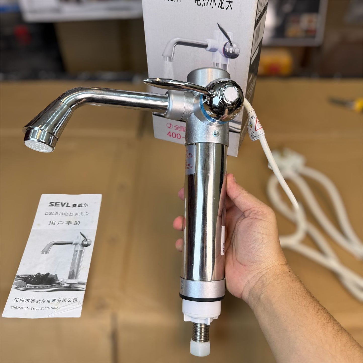 stainless steel electric water heater  faucet