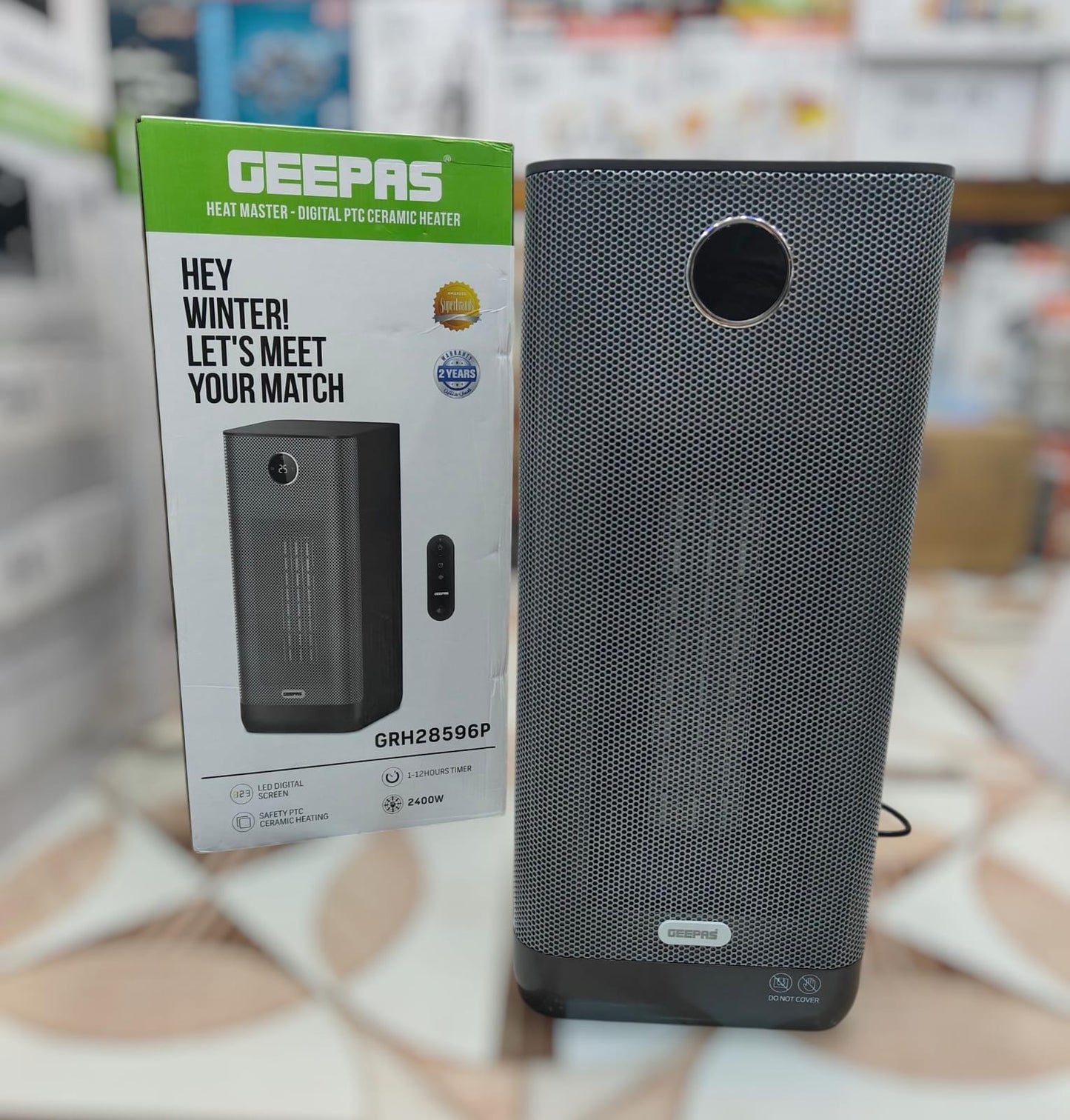 Geepas ceramic blower heater GRH 28596