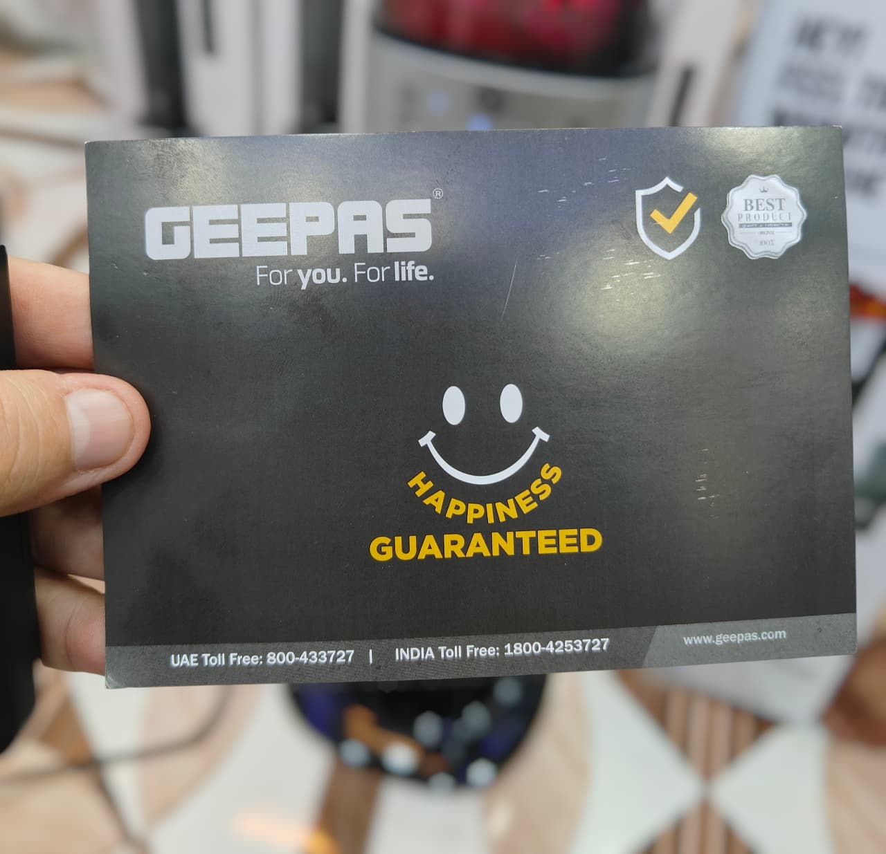 Geepas ceramic blower heater GRH 28596