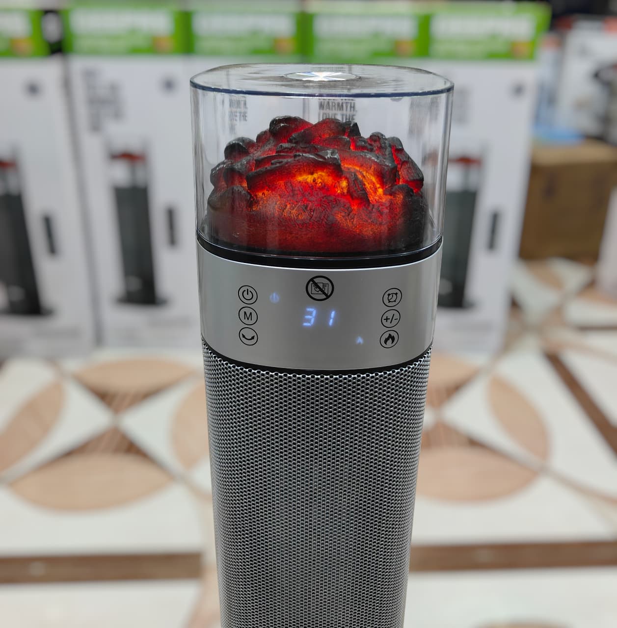 Geepas ceramic touch blower heater GRH 28589