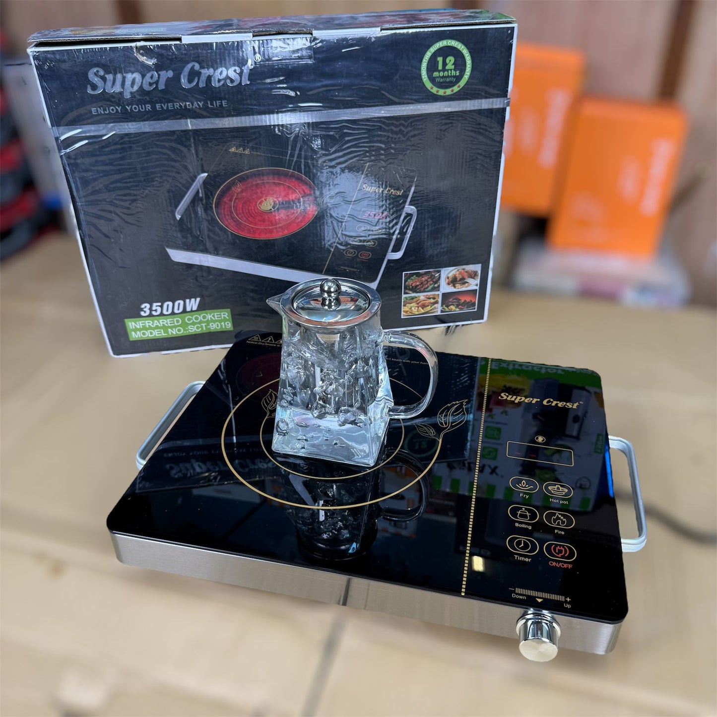 super crest universal hot plate ( infrared cooker) sct 9019