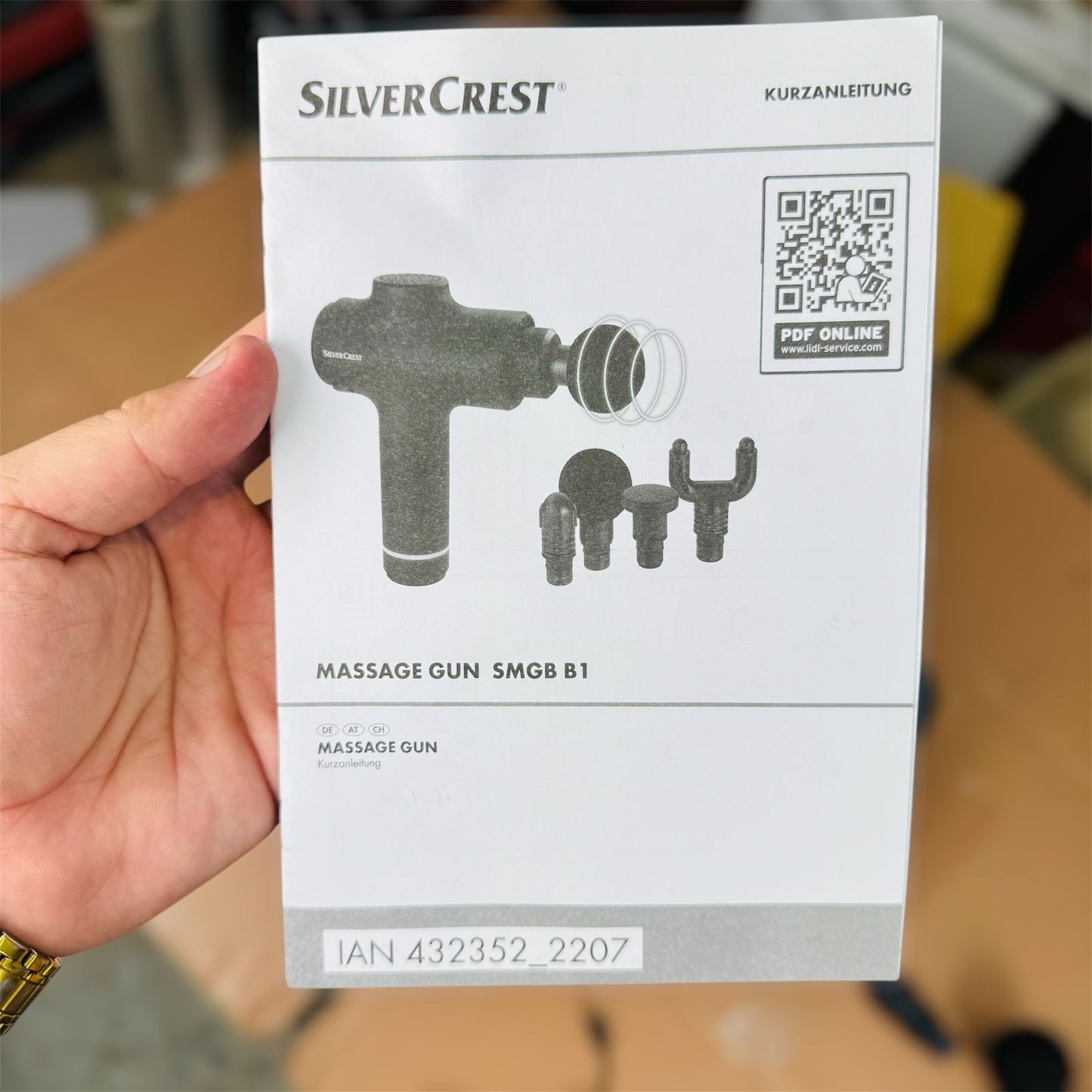 Silver Crest Germany Powerful Digital Gun massager