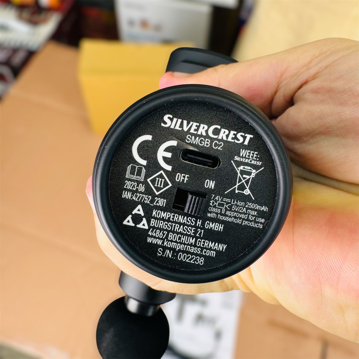 Silver Crest Germany Powerful Digital Gun massager