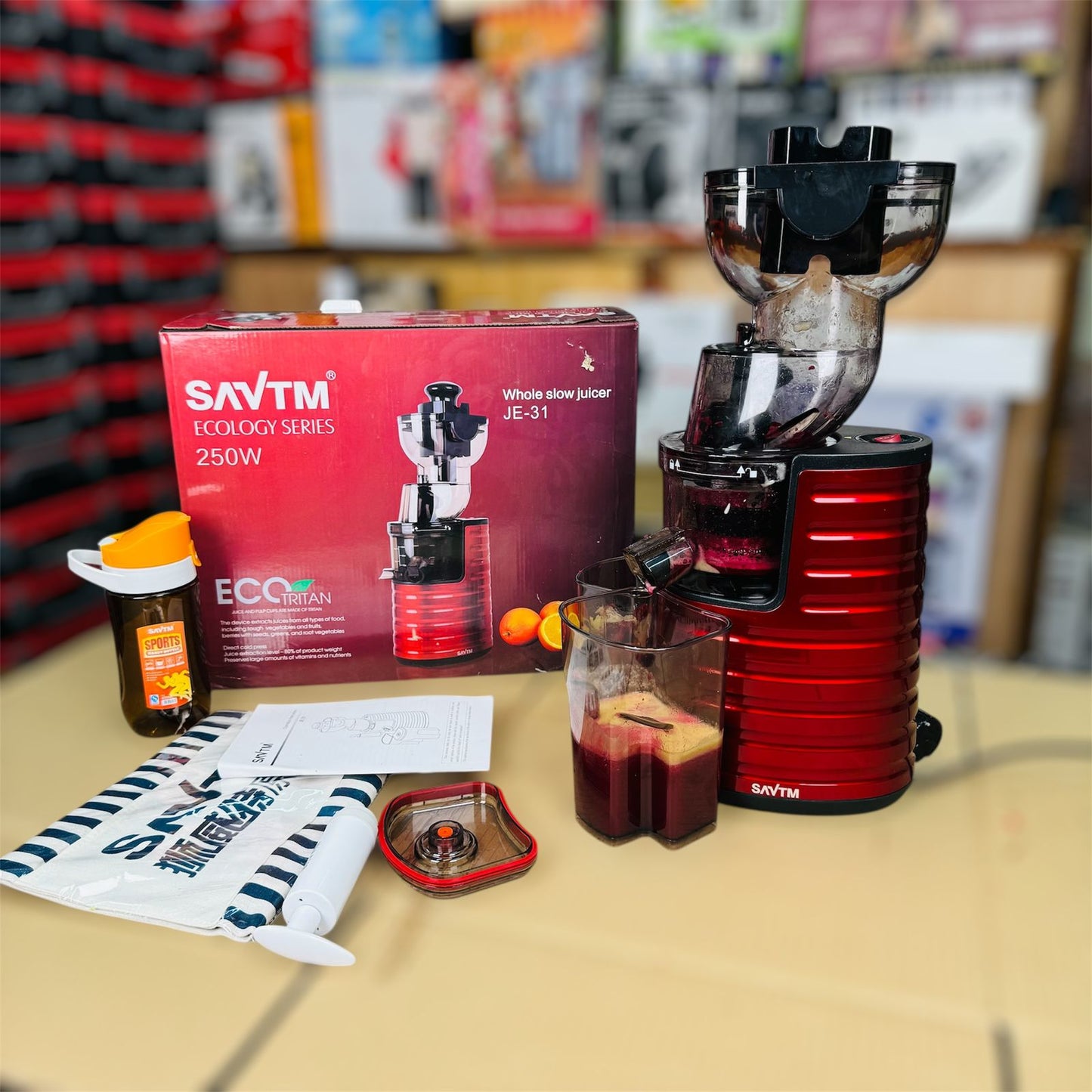 savtm 2 IN 1 Ice cream & cold press juicer JE-31  ( slow juicer )