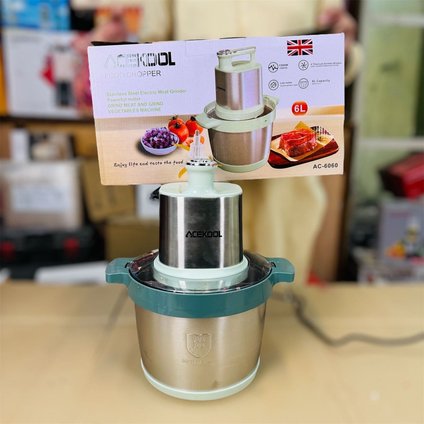 Acekool 6L Meat chopper 1500watt