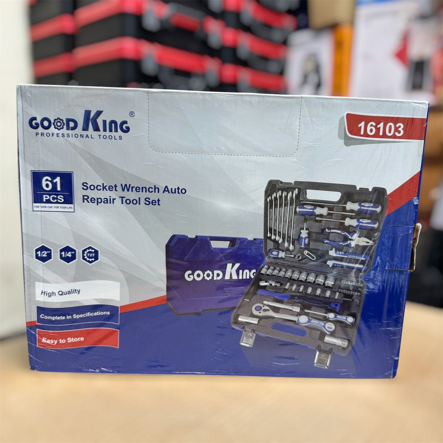 Russia GOOD KING Commercial 61 pcs  tool box