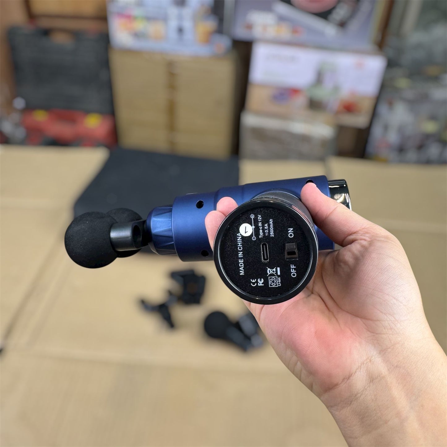 MDHL multifunction cordless dual head massager