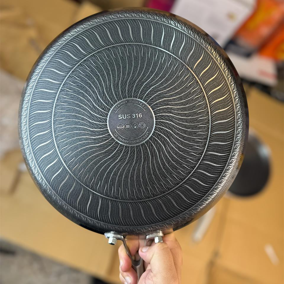 Germany lot honeycomb lesser shallow pan & tawa