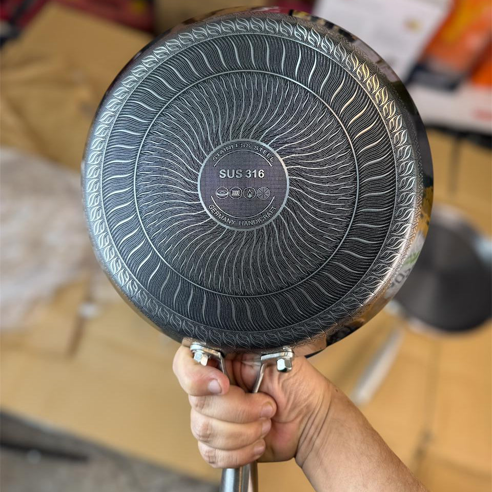 Germany lot honeycomb lesser shallow pan & tawa