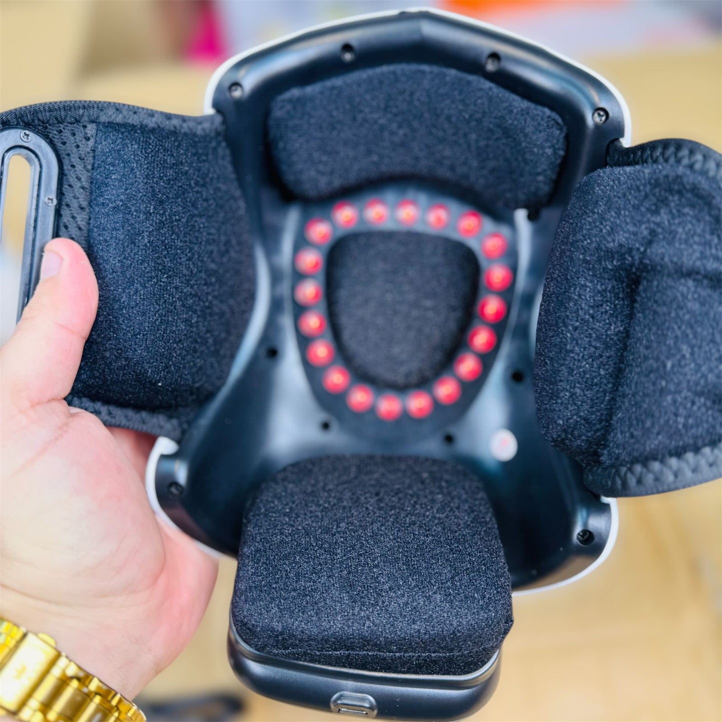 Rechargeable Knee Massager, with Heating and Vibration Large LED Screen