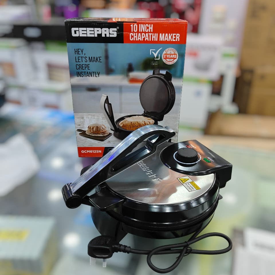 GEEPAS chapati maker gcm6125n roti maker – Geepas