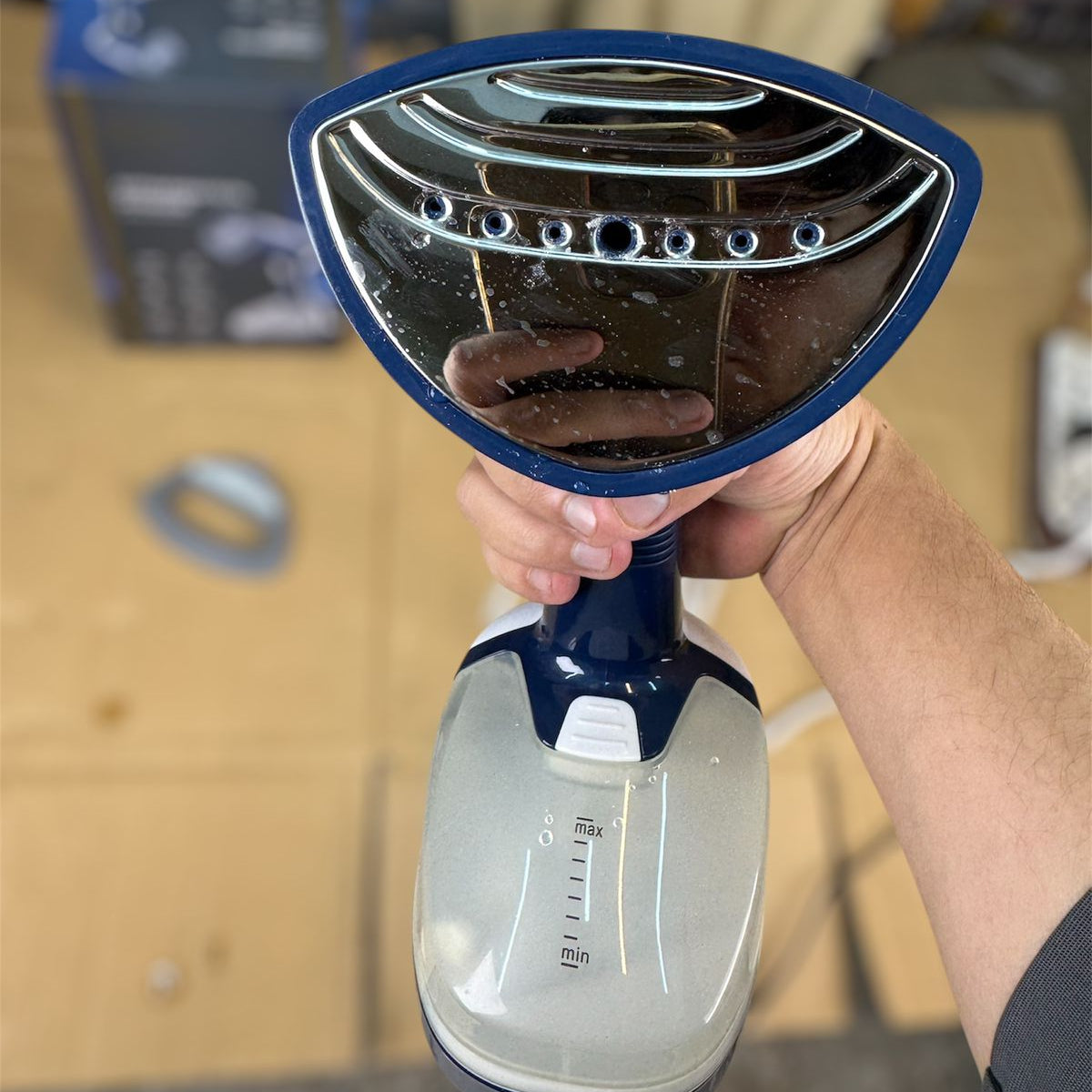 Home club hand held garment steamer