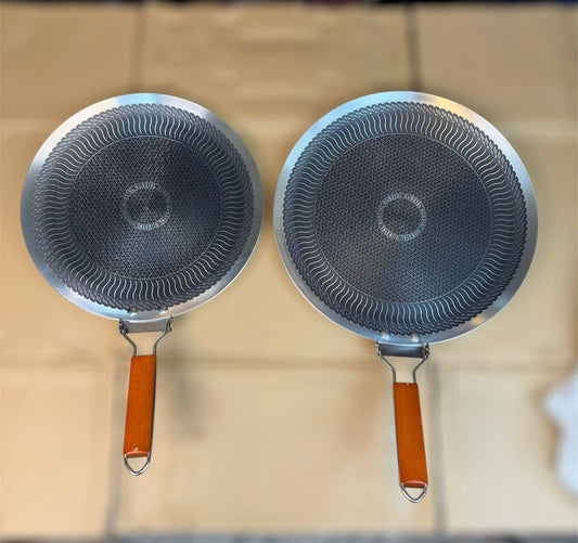 honeycomb lesser coating tawa with wood handing