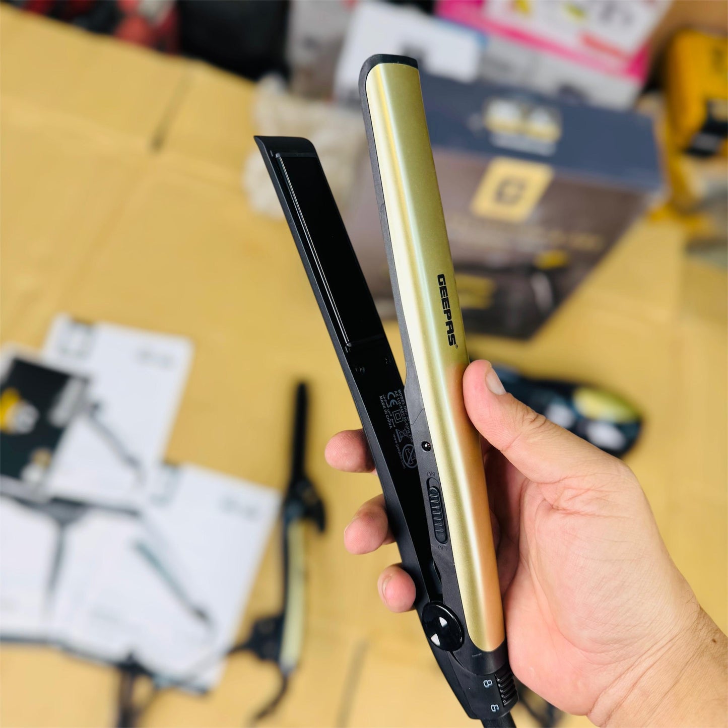 3-in-1 Hair Dryer Curler & Straightener Combo Set Styling Kit 86055