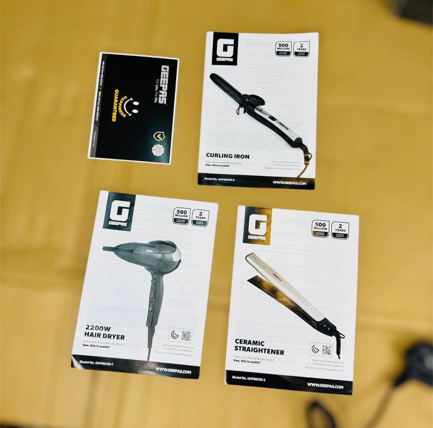 3-in-1 Hair Dryer Curler & Straightener Combo Set Styling Kit 86055