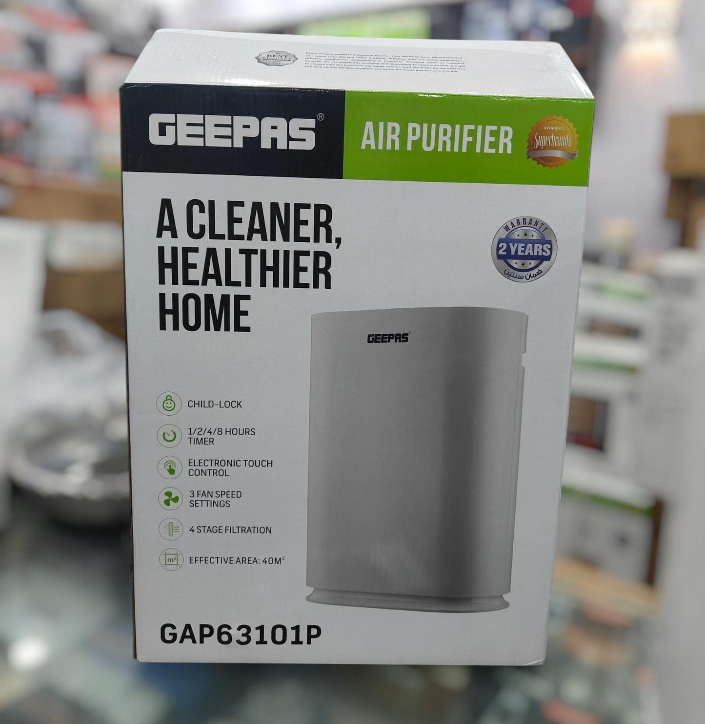 Geepas air purifier GAP 63101P