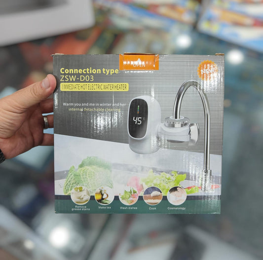 Digital display kitchen electric faucet 3000 watt