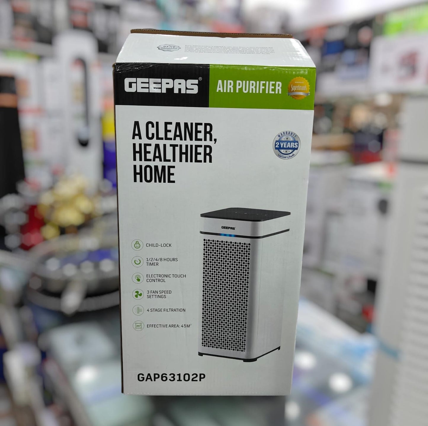Geepas air purifier GAP 63102P