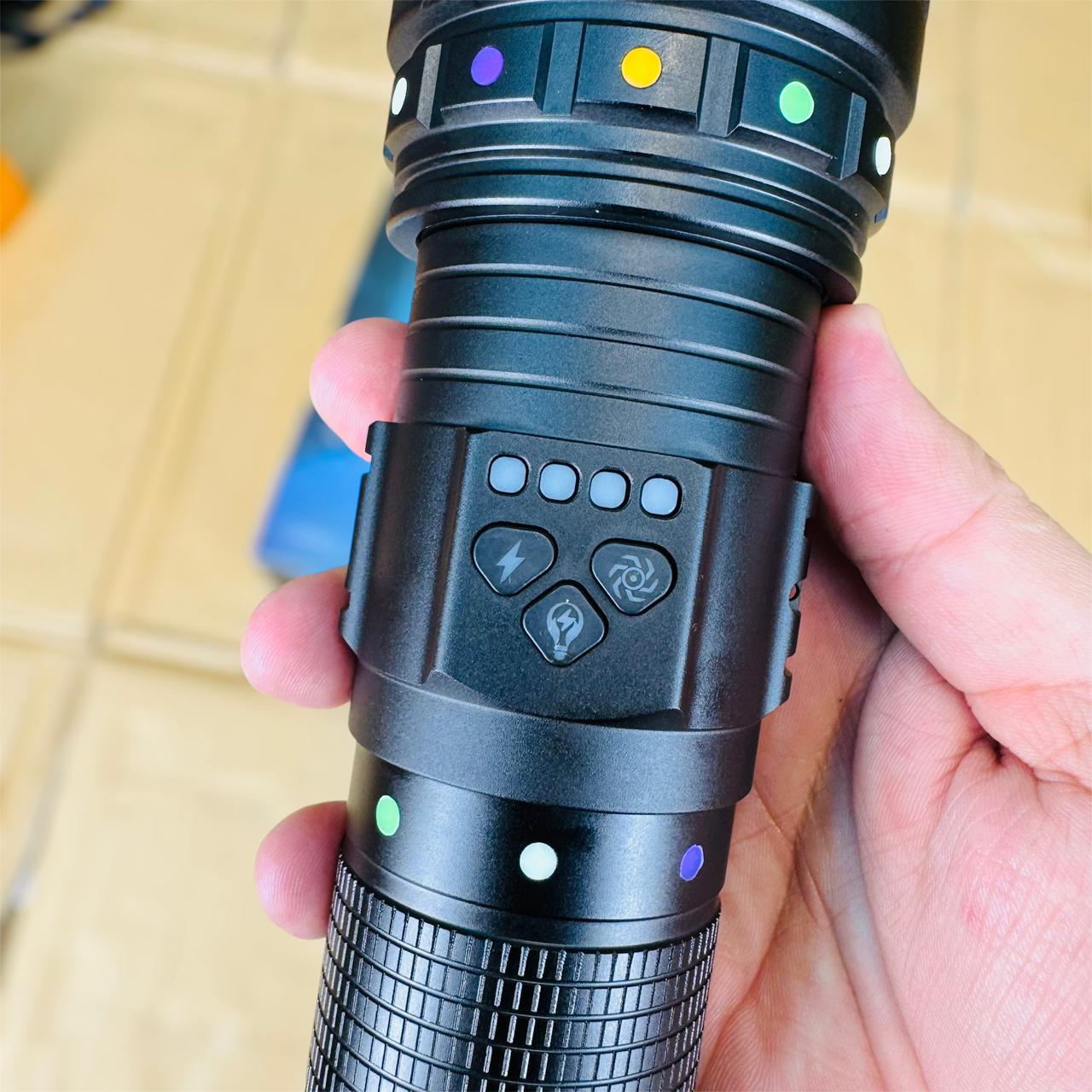 CUBA 2000 KM FLASH LIGHT TORCH WITH 3 MOOD