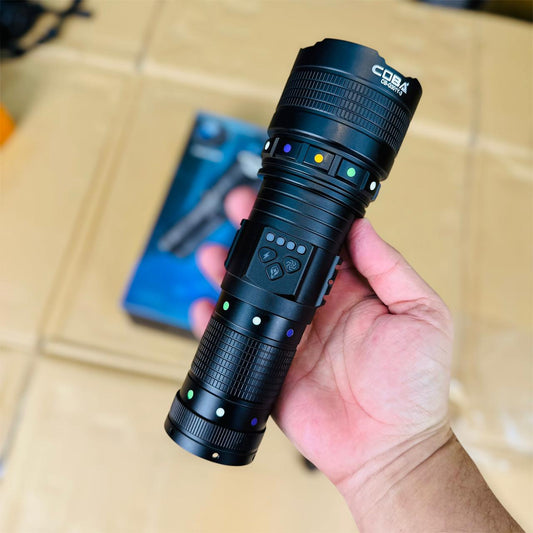 CUBA 2000 KM FLASH LIGHT TORCH WITH 3 MOOD