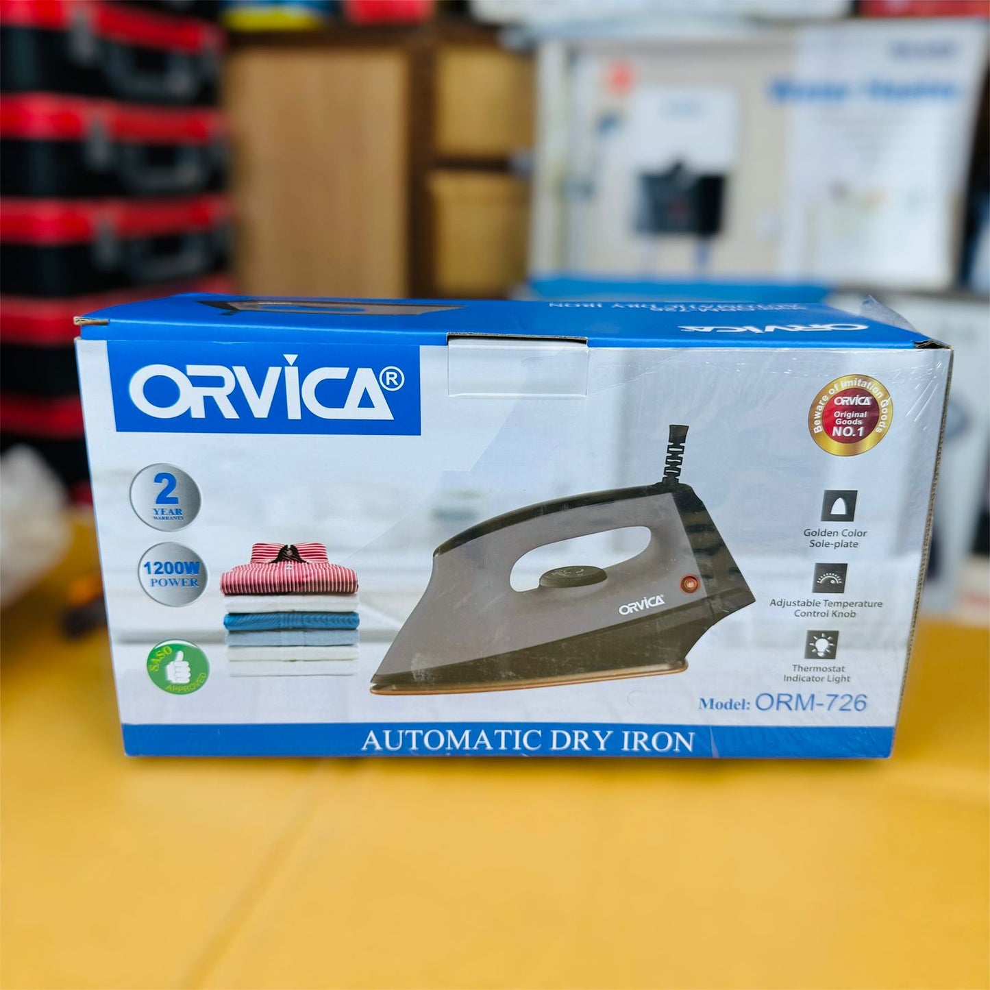 ORVICA  dry iron ORM 726