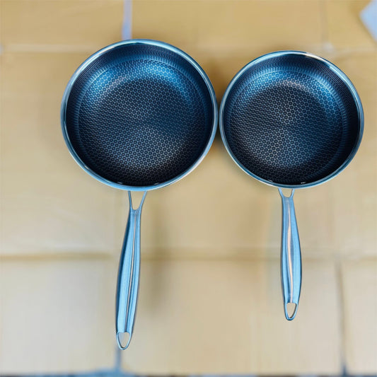 honeycomb lesser coating fry pan
