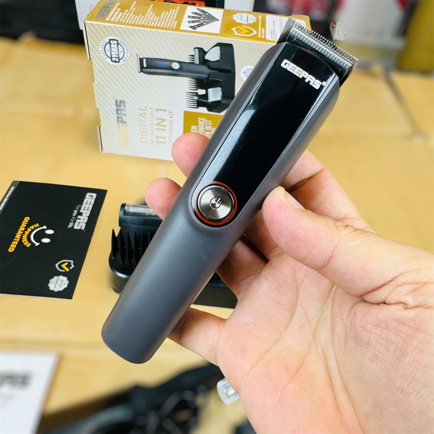 Geepas rechargeable 11 in 1 grooming kit 56048