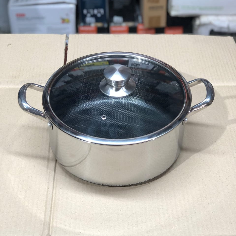 honeycomb lesser coating 4 pcs casserole set