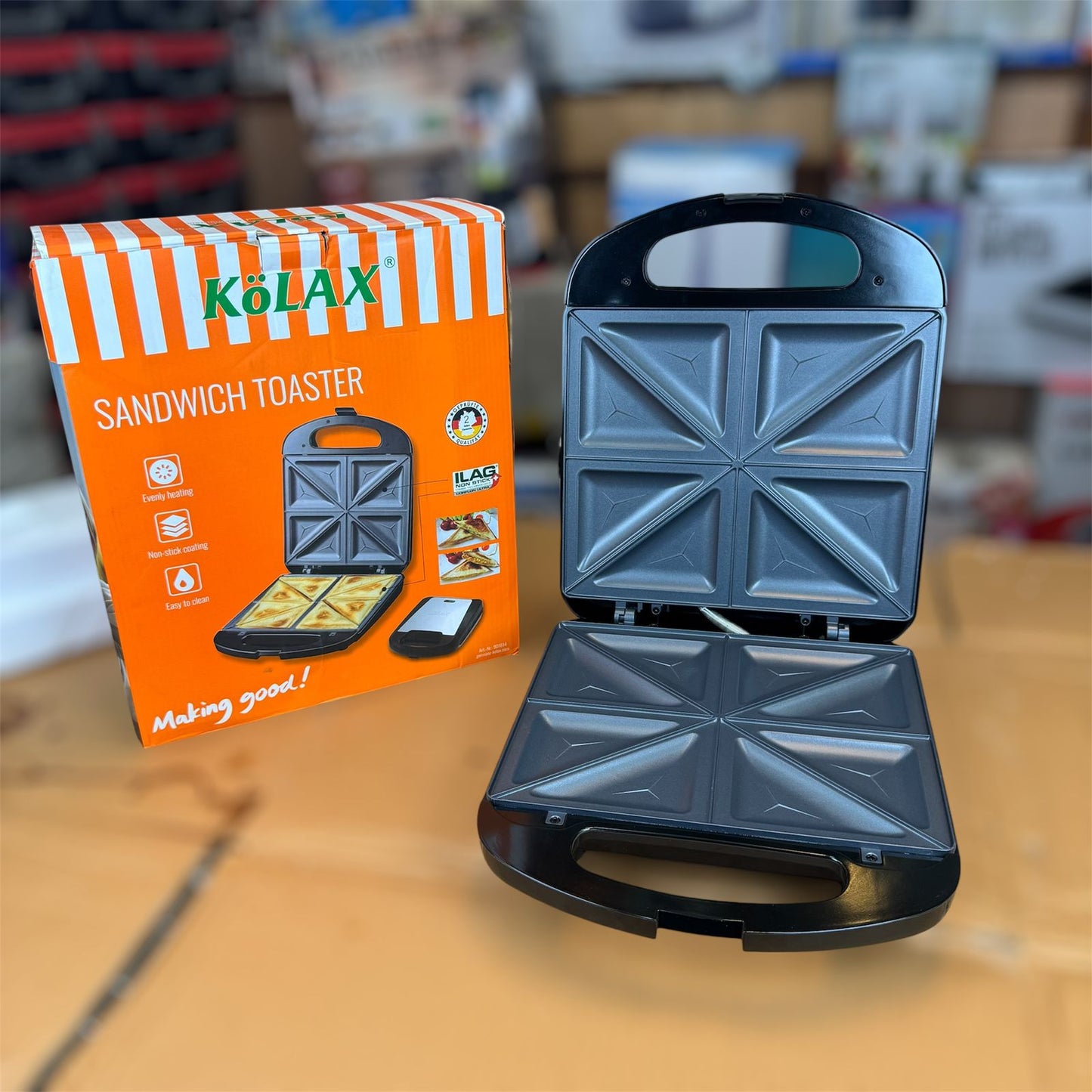 kolax germany 8 slices sandwich maker