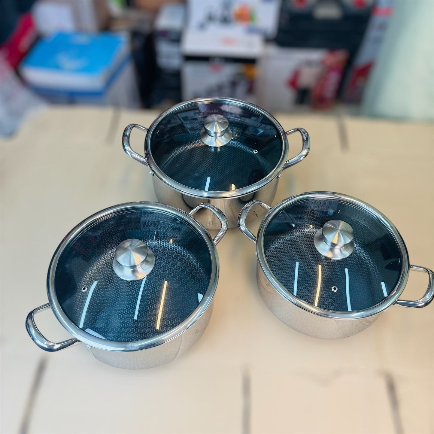 Germany honeycomb lesser coating casserole set