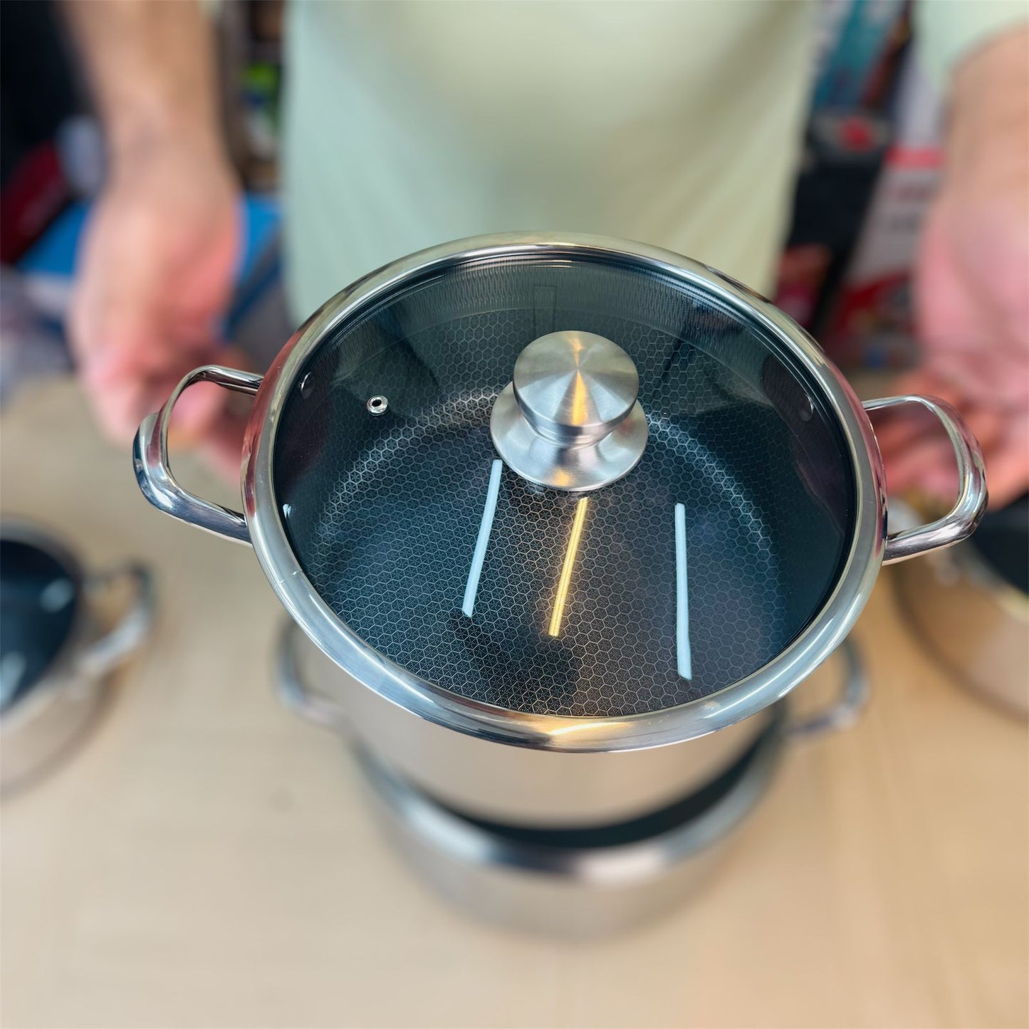 Germany honeycomb lesser coating casserole set