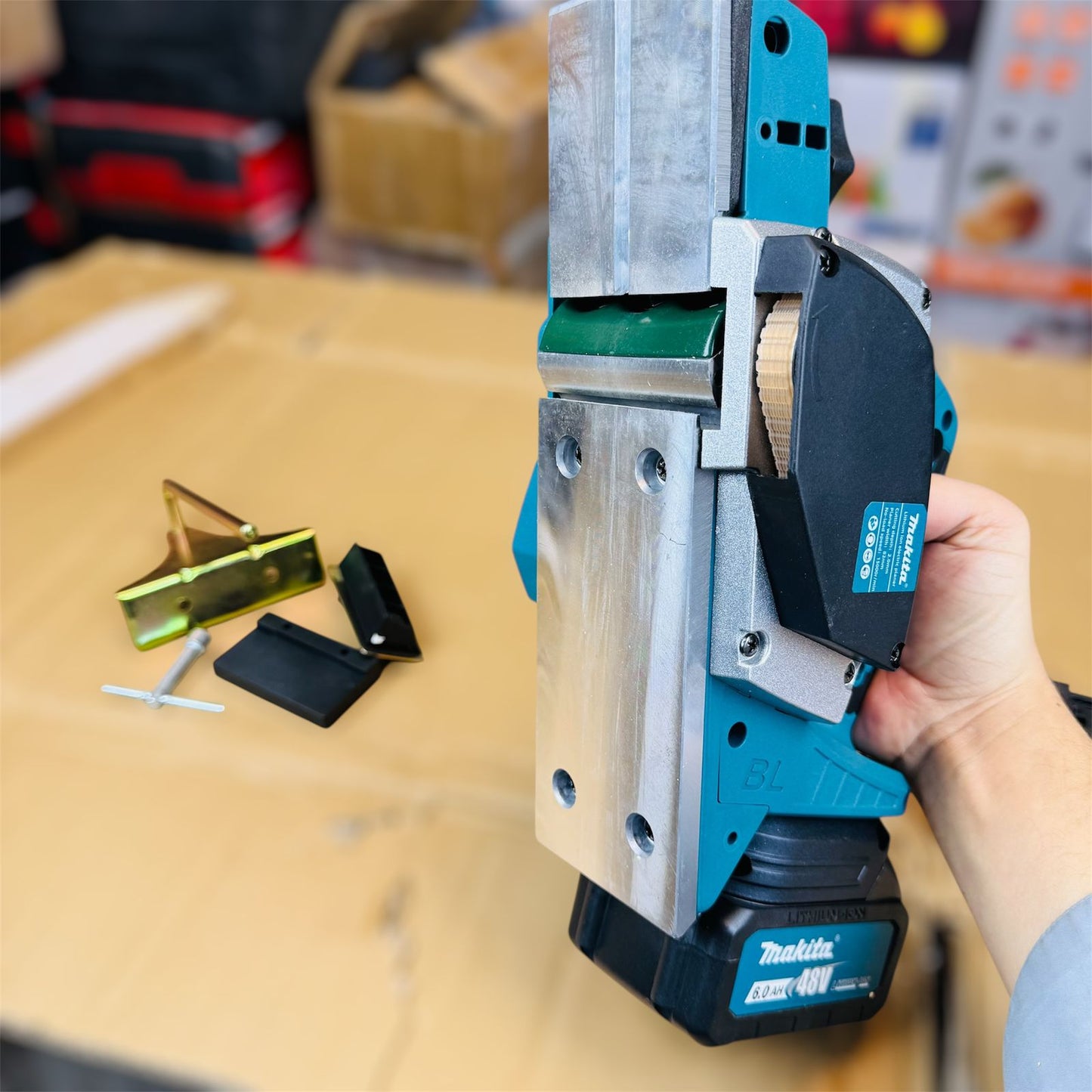 Makita rechargeable wood planner