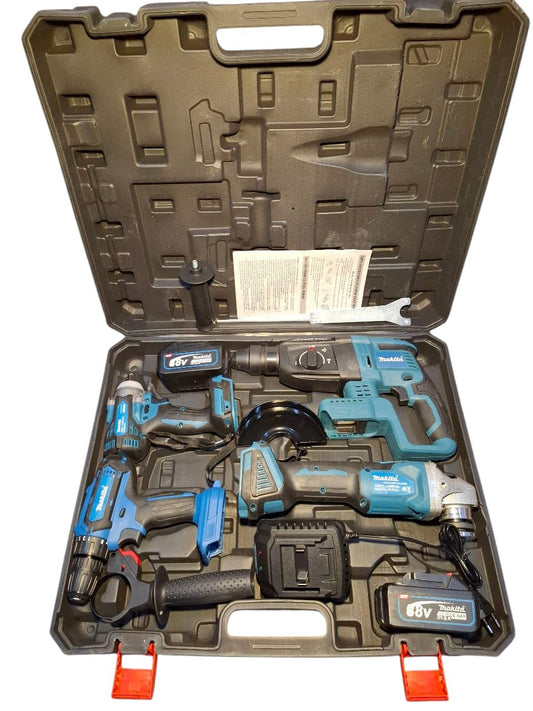 makita 4 in 1 combo tools box set