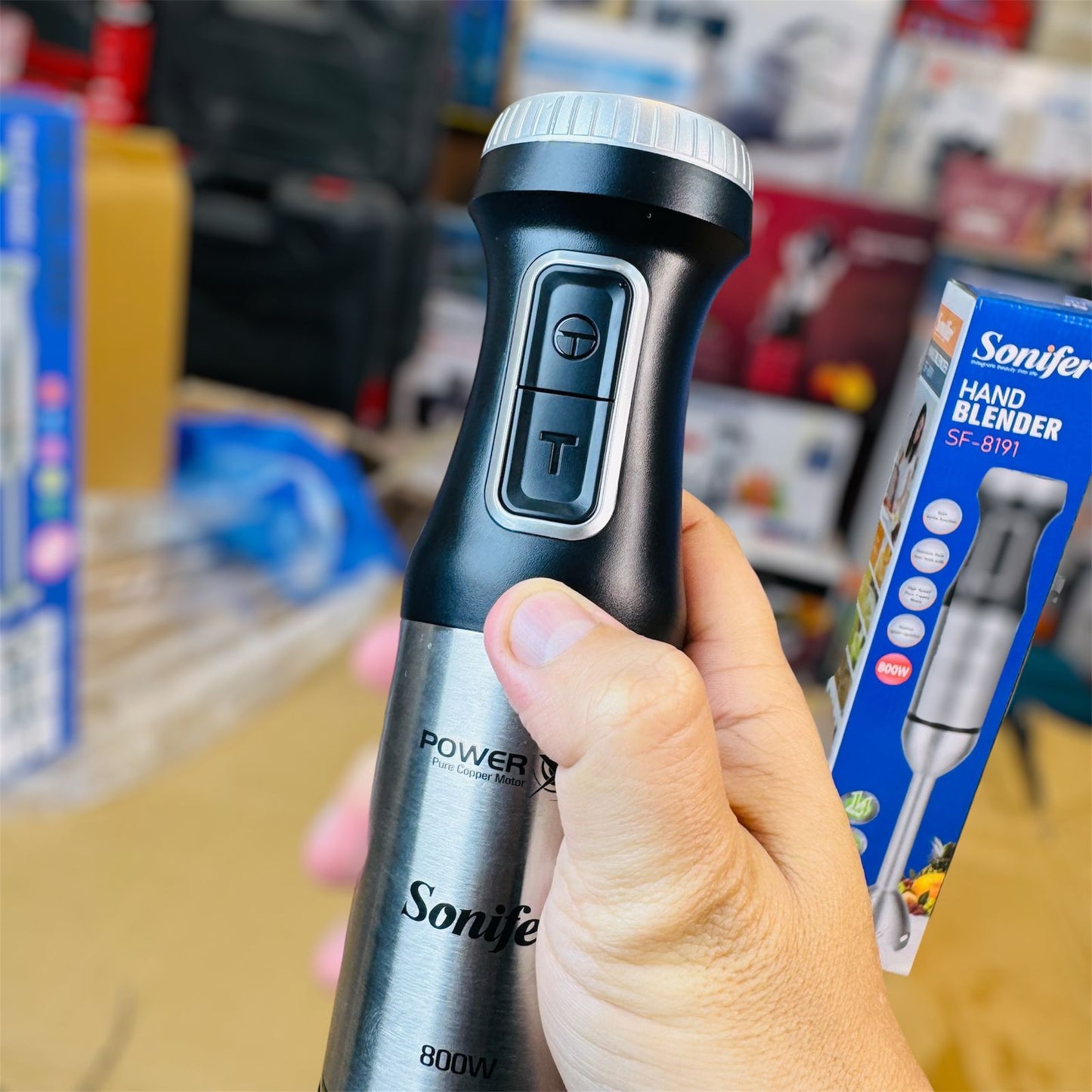 sonifer stainless steel hand blender