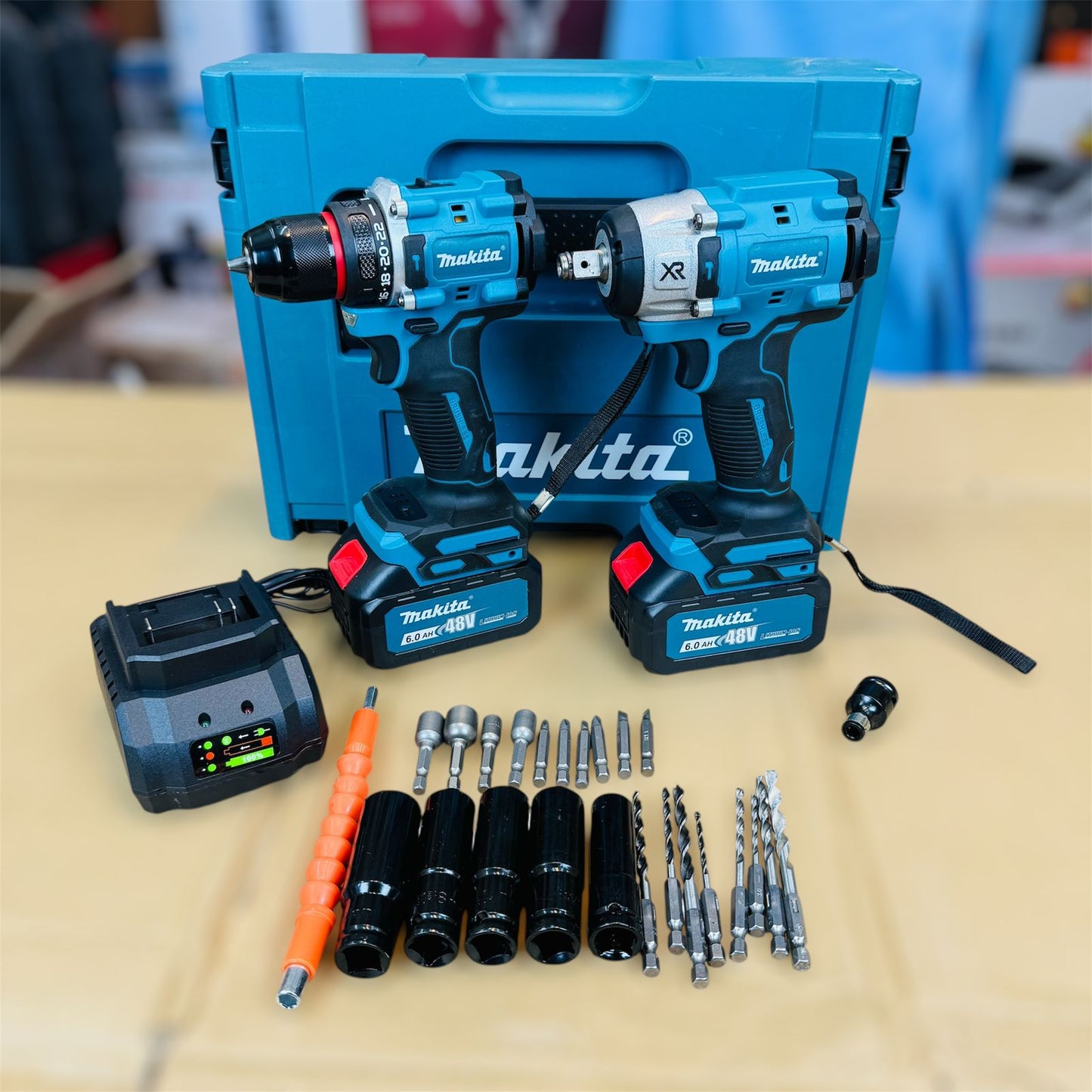 Makita drill & impact 30 pcs set